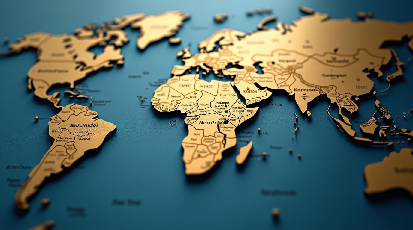 Imagem ilustrativa sobre Geopolítica Econômica: Canadá e Índia reaproximam comércio enquanto mercados buscam diversificação