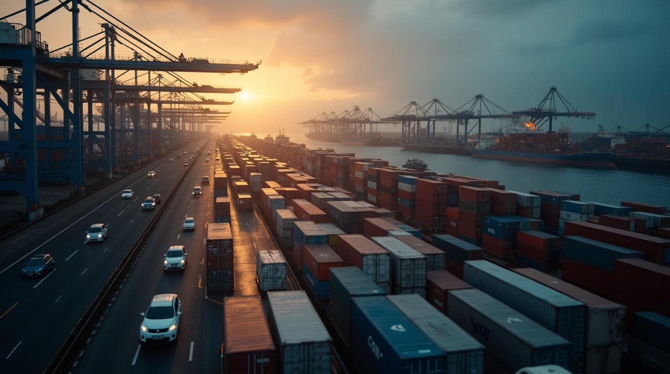 Imagem ilustrativa sobre Geopolítica Econômica: Como proteger o seu negócio dos efeitos dos portos congestionados e o prazo de entrega ao consumidor no Brasil