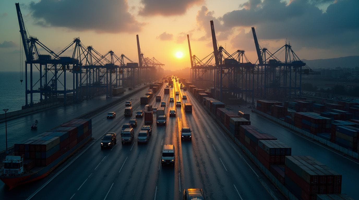 Imagem ilustrativa sobre Geopolítica Econômica: O que os portos congestionados e o prazo de entrega ao consumidor significa e por que o assunto voltou ao noticiário