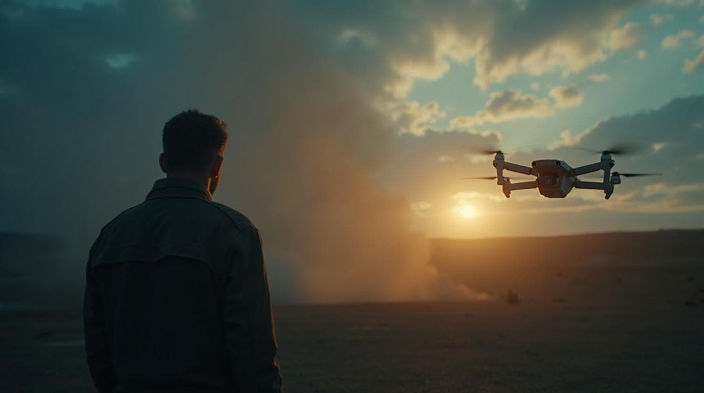 Imagem ilustrativa sobre Tecnologia & IA: O uso de drones e automação em conflitos armados em perspectiva: o que casos parecidos já mostraram no passado
