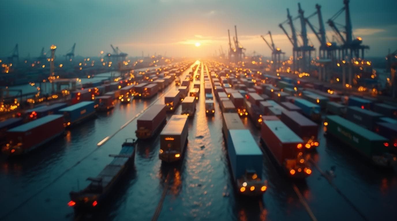 Imagem ilustrativa sobre Geopolítica Econômica: Os portos congestionados e o prazo de entrega ao consumidor: o erro mais comum na leitura desse tema